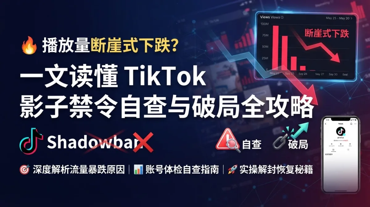 🔥 Резкое падение просмотров? Всё о самопроверке теневого бана в TikTok и полном руководстве по выходу из ситуации