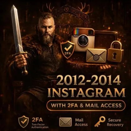 2012–2014 Instagram Account | 2FA & Email Access Available