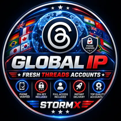 🇺🇳 Global IP Fresh Threads Accounts | Top Quality | Phone Verified | 2FA Key Included